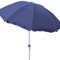 FineHome Ø2m Strandschirm Sonnenschirm Schirm Gartenschirm knickbar Polyester blau mit UV Schutz