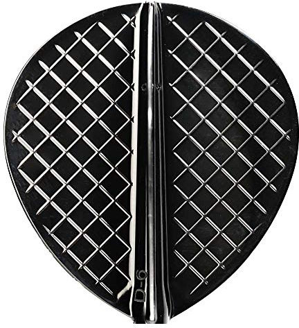 コスモダーツ(COSMO DARTS) FIT Flight PRO Dart Flights D-6 Black