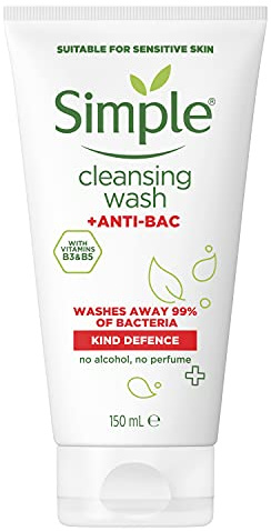 Simple Kind Defence +ANTI-BAC Cleansing Face Wash, 150ml