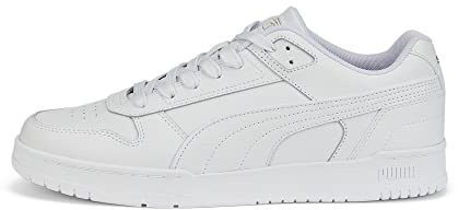 Puma Unisex Adults Rbd Game Low Sneakers, Puma White-Puma White-Puma Team Gold, 13 UK