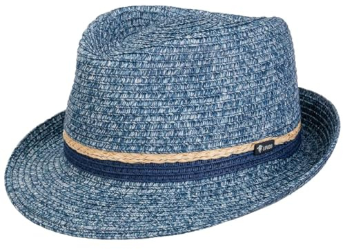 LIPODO Januco Sombrero Trilby de Paja Mezclado Unicolor Unisex Primavera Verano