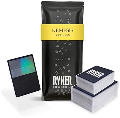 Ryker | Compatible with Nemesis: Lockdown Card Sleeve Kit | Board Game Card Sleeves (Clear)
