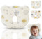 Plagiozephalie Babykissen | Babykissen aus Memory-Schaum | ergonomisches Design zur Verhinderung von Plagiozephalie und Unterstützung des Nackens während des Schlafes | Kissen für Neugeborene (Rakete)