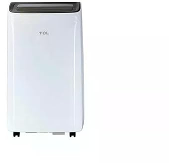 TCL Mobile Klimaanlage 9000 BTU TAC-09CPB/NZWHE Kühlen, Entfeuchten, 24h-Timer, inkl. Abluftschlauch für Wohnzimmer, Büro, Schlafzimmer