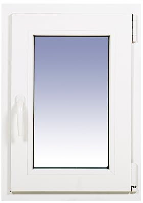 Ventanastock PVC 500x700 Practicable Oscilobatiente Derecha 1 hoja con vidrio Carglass (Climalit Mate)