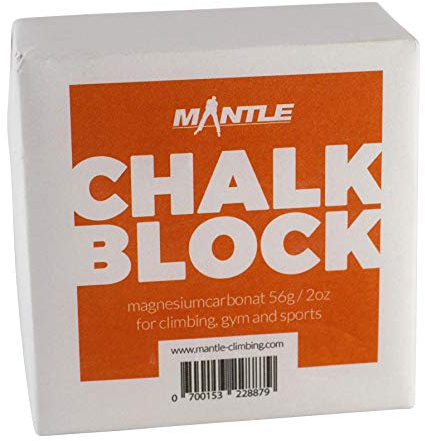Mantle Chalk Block - Kletterkreide zum Bouldern Klettern Turnen Gewichtheben - 1er Pack