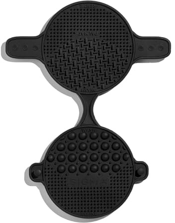 Sigma Beauty - Palmat - Make-up Pinselreiniger – Perfekt für Reisen und unterwegs – Handflächengröße – Schwarz