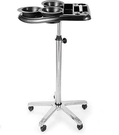 Carrito de peluquería - Carro de maletín, carrito de pelo con ruedas, carrito de salón móvil, soporte para herramientas de salón de belleza profesional