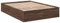 vidaXL Bettgestell, Bett Doppelbett für Schlafzimmer, Bettrahmen mit Lattenrost, Schlafzimmerbett Modernes Design, Braun Eichen-Optik 140x200cm Holzwerkstoff