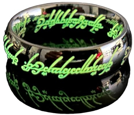 Générique ANELLO ELFICO DELLA CELEBRA TRILOGIA, BRILLANTE LA NOTTE + SACCHETTO, Resina sintetica