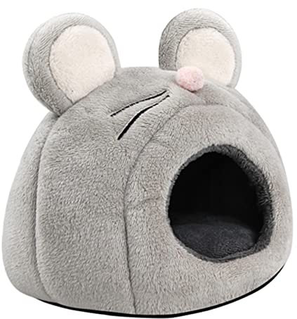BESPORTBLE Niedliches Plüsch-hamsterhaus in Rattenform Bettnest Für Haustiere Für Chinchilla Meerschweinchen