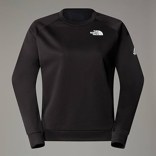 The North Face NF0A893XJK31 W MA Fleece Crew Maglia Lunga Donna TNF Black Taglia M