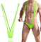 BECHS 1 Stück Party Herren Hochgeschnittener Slip Ropa Interieur, Verde, Eine Grösse Passt Allen