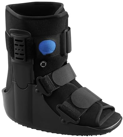 Litglobe Inflatable Walker Boot,Air Cam Short Walker Fracture Boot,Orthopaedic Boots,Walke𝐫 Brace Walking Boots for Sprained Ankle,Foot Pain Recovery,Broken Foot,Achilles Tendonitis(M)