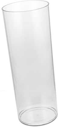 SMASOLO Cubo Reutilizable para Paraguas Transparente 39.5X15 CM PET Soporte Estable para Secar Paraguas Organizador Moderno para Hogar y Entrada