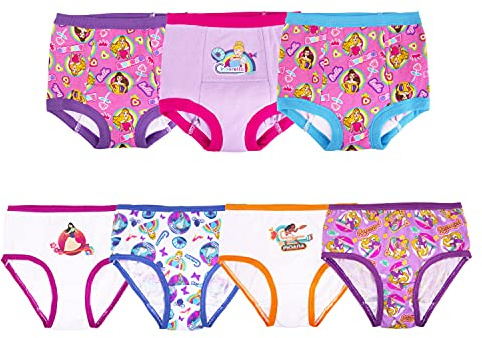 Disney Princess Potty Training Pants include Success Chart & Stickers with Cinderella, Belle, Moana & more in sizes 2T, 3T, 4T