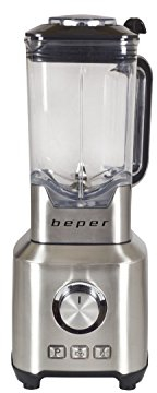 BEPER BP.601 Frullatore Professionale Potente 2000 W - Frullatore Tritatutto, Tritaghiaccio con 6 Lame in Acciaio