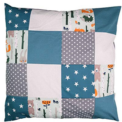 ULLENBOOM Kissenbezug 80x80 Baby - Kopfkissenbezug aus 100% OEKO-TEX Baumwolle - Auch als Baby Bettwäsche geeignet - Ideal als Kinderzimmer Deko für Mädchen und Junge