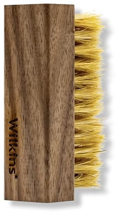 Wilkins Shoe Brushes for Cleaning - Hog's Hair Soft Bristle Shoe Cleaning Brush for Leather, Fabric and Suede Brush