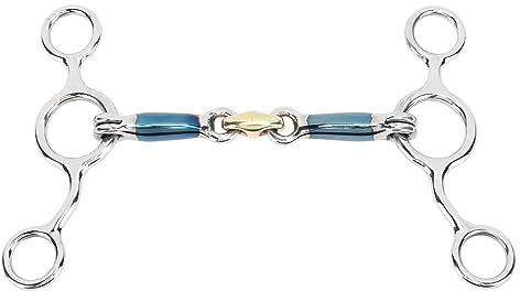 OUKENS 125 Mm Professionelles Trensengebiss, Edelstahl-Pferdemaulgebiss, Pferdezuchtzubehör, Allzweck-Pferdegebiss Für Das Training von Reitausrüstung