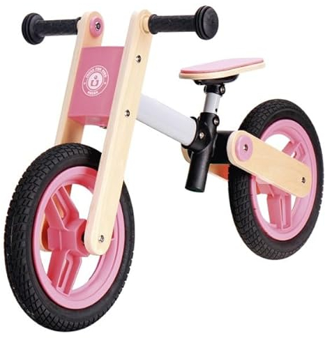 Udeas Laufrad Rosa Lauflernrad verstellbar Kinder ab 3 Jahren