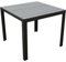 Pure Home & Garden Aluminium Gartentisch Fire 90x90 anthrazit mit Nonwood Tischplatte, absolut wetterfest