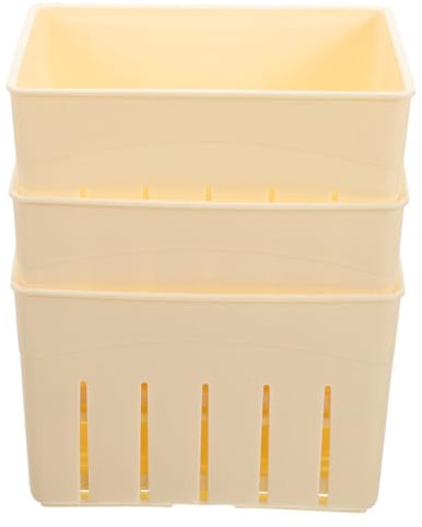 Alipis 3 Set piastra per pressare il formaggio stampo per fare il tofu premere ditta pressa per tofu forniture per la produzione di formaggio pressa per formaggi plastica