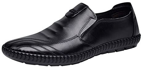 Chaussure Homme Ville Respirant Chaussures Oxfords pour Hommes pour Business Mariage Mocassin Homme Cuir Urban Style Oxfords et Derbies Imperméable Chaussure Costume Habillé Confort Chaussures Basses