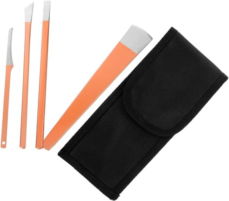 CLISPEED Strumenti per Pedicure Utensili per Cura dei Piedi Coltelli per Rimozione delle Cuticole Strumento Portatile per Pedicure Realizzato in Inossidabile