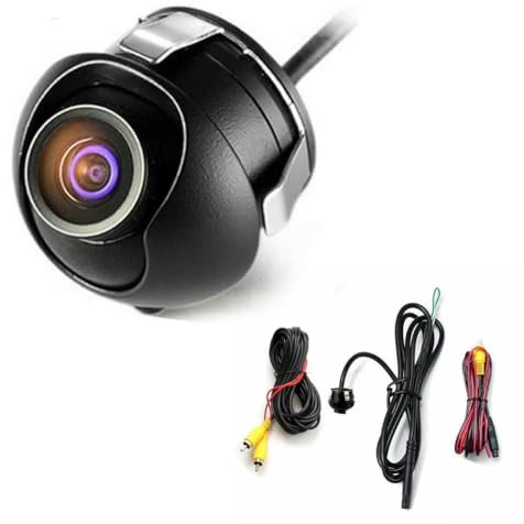 Bil Backup Kamera 360 Graders HD CCD Bil Backkamera Backkamera Infraröd Nattseende Vattentät Parkeringshjälp Backkamera