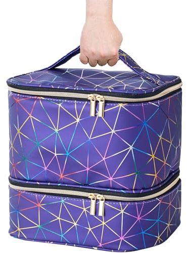 Le Sac Organisateur De Vernis À Ongles Peut Contenir 30 Bouteilles De Fournitures D'ongles, Boîte De Rangement Pour Vernis À Ongles, Étui De Transport, Organisateur De Kit D'ongles