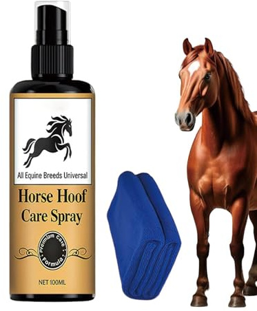 Hovolja För Hästar 100 ml snabbabsorberande lätt | Hovvårdsolja För Daglig Vård Stallhantering Utställningsförberedelse Tävlingsklar Utställning Torrt Klimat Och Blöta