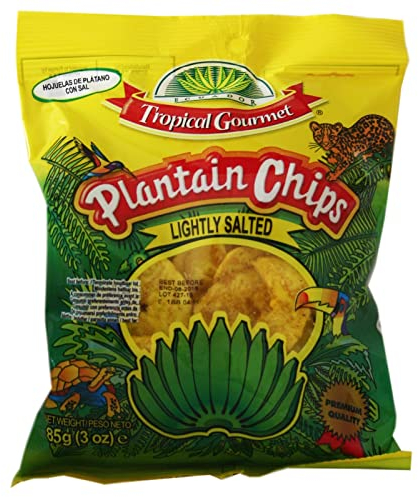 20x85g Sparen! Plantain Chips Kochbananen Chips leicht gesalzen
