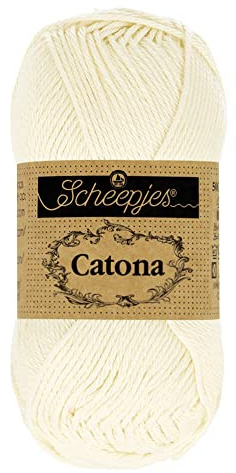 Scheepjes - Scheepjes Catona 130 Old Lace Yarn - 1x50g