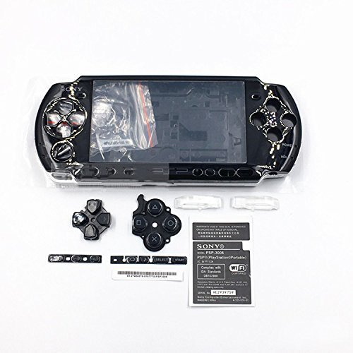 Ersatz-Gehäuse mit Tasten für Sony PSP3000 PSP 3000 3001 3002 3003 3004 Serie.