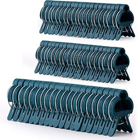 PERSZEN 60PCS Plant Clips 2 Sizes Adjusting Reusable Garden Plant Supports Clips for Supporting Stems of Flower Vine Vegetables Tomatoes Climbing