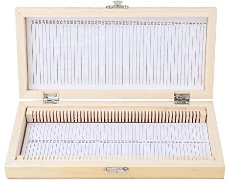 50 STÜCKE Biologie Glas Vorbereitet Objektträger Proben Holz Rutsche Aufbewahrungsbox Fall für Scheibe Sammlung