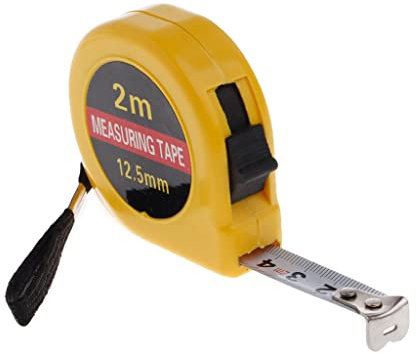 Ogquaton Mini Pocket 2m Ruban rétractable Règle Outil Constructeurs Maison DIY Garage Règle Portable et utile