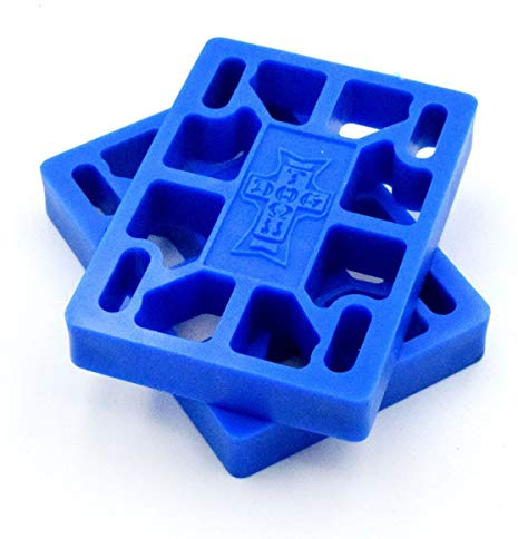 TUKIMA Dogtown Skateboard Risers - Blue - 1/2 Dehumidifier