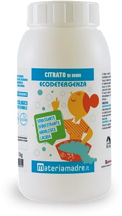 Citrato Di Sodio In Polvere, Additivo Per Bucato, Sequestrante, Addolcitore - 1 Kg