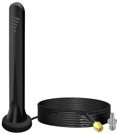 5G LTE Antenne Signalverstärker Omnidirektionale Netzwerkantenne SMA TS9 Stecker 15dbi Magnetfuß Antenne mit 3M Kabel,für 3G/4G/5G/GSM/GPRS Router IoT-Gateway Smart Home