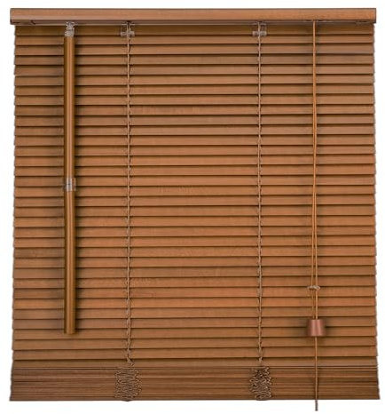 Rushmore braune Jalousie aus Holz – 27 mm – 100 x 150 cm – INSPIRE