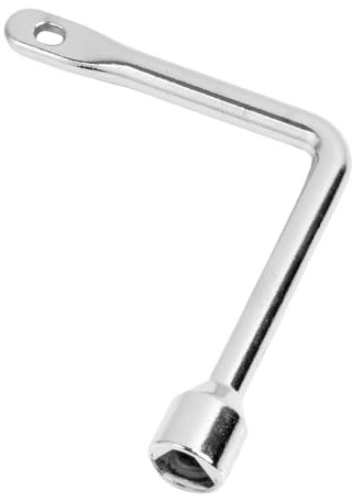 Yenvory Llave triangular de 7 mm en forma de L, buje hexagonal de 13 mm, 69 x 64 mm (2,7 x 2,5 pulgadas), herramienta de aleación de zinc para instalaciones públicas, armarios de suministros