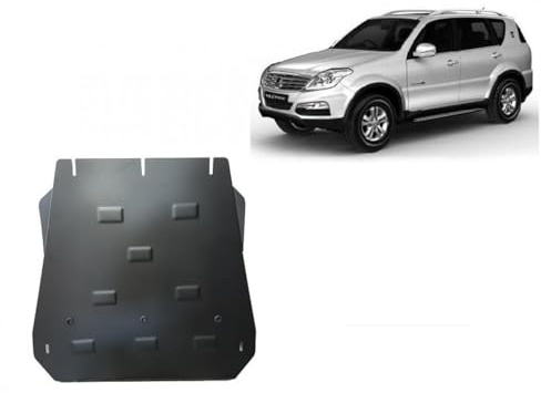 Scut Protection Protección de bajos de transmisión metálica compatible con SsangYong Rexton 2 (2007-2017)