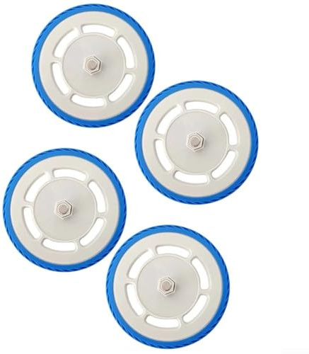 Soporte de trapeador para DEEBOT, soporte de limpieza de robot de fijación rápida con abrazadera de microfibra para madera dura, azulejos y suelos laminados (4 piezas)
