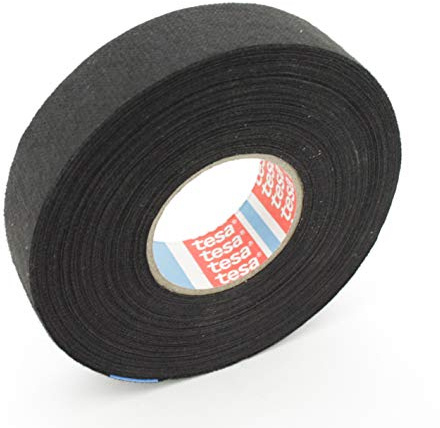 Tesa 51608 PET Fleece Fabric Tape Insulating Wire Harness Tape Cotton Tape (15mm x 25m)