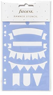 Filofax Banner Stencil
