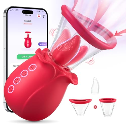 Vibration für frauen Vibrator, klitoris Stimulator für Sie Vibratorensets für Frauen Klitoris 3Saugstärken 7Leckenmodus,Sex Toyset Damen Sex Spielzeug für Die Frau Sex Spielzeug für Die Paare