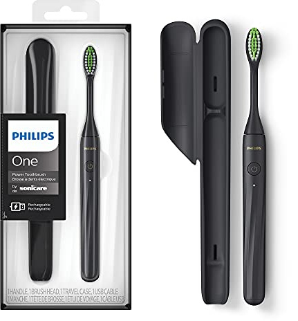 Philips Sonicare One by Sonicare Rechargeable Toothbrush, Shadow, HY1200/26
