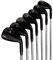 Ram Golf FX77 Stainless Steel Players Distance Black Iron Set RH 4-PW Steel Stiff